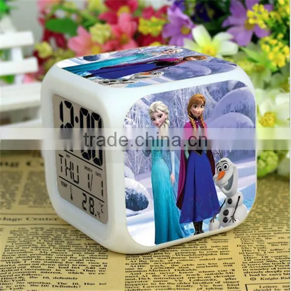 2015 Calendar LED Digital Clock Desktop Alarm Clock Carpet Alarm Clock photo-2