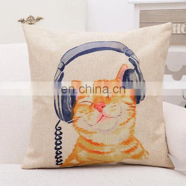 2016 Cat Pillow Decorative Throw Pillow Cushion Cover photo-2