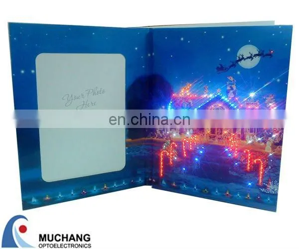 2017 Popular Personalized Photo Christmas Birthday Wished Cards photo-6
