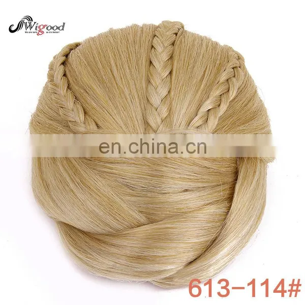 Natural Women Synthetic Clip-In Chignon Hairpieces Hair Bun photo-4