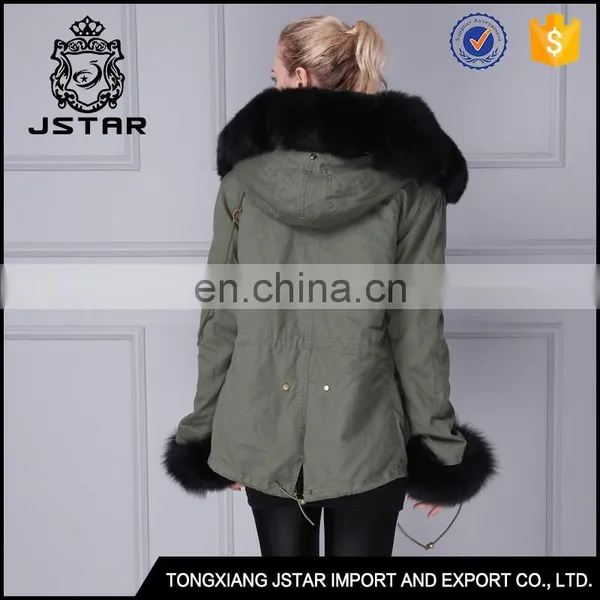 Modern Design Short Mink Coat Winter Black Fur Coat With Fur Hood photo-4
