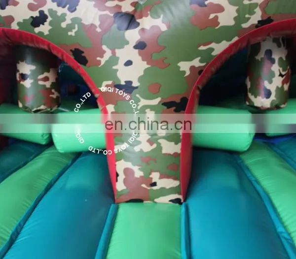 Military Army Camouflage Bootcamp Boot Camp Theme Inflatable Obstacle Course photo-4