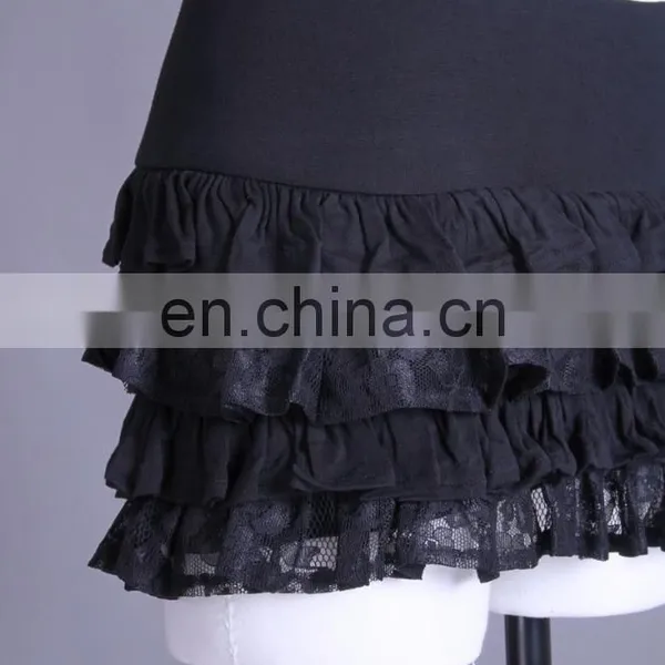 Casual Wear Gothic Layered Petticoat Skirt photo-3