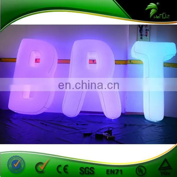 Factory Custom Made Inflatable LED Letter Balloon photo-2