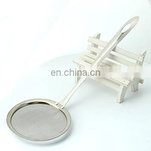 Promotional Steel Kitchen Oil Frying Skimmer photo-3