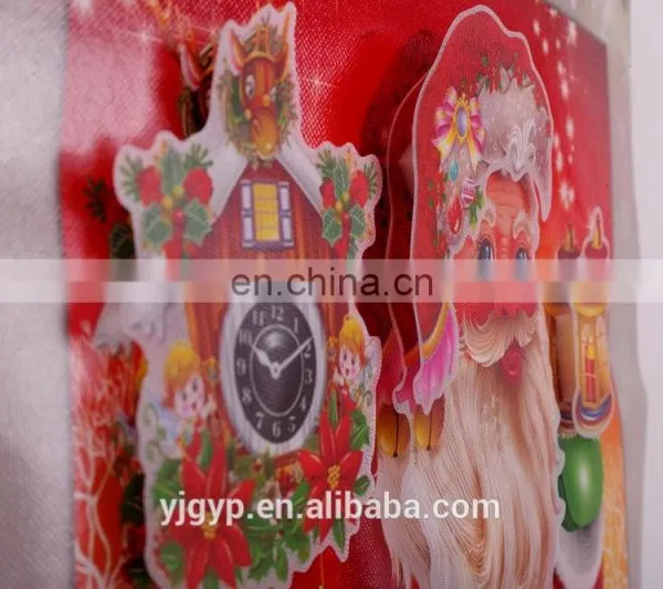 Cheap Customized 3D Christmas Pvc Hanging Sticker photo-6