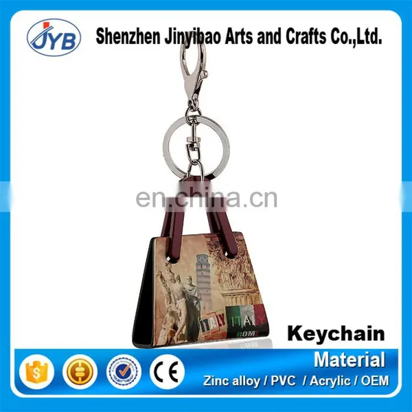 Exquisite Gift Charms Bag Key Chain Custom Handbag Metal Keychain photo-2