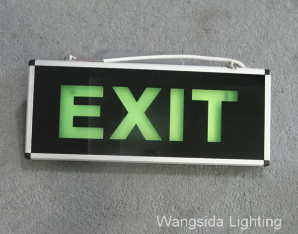 Hanging Emergency Exit Sign LED 3W 2Hour Battery Backup Rechargeable Fir Emergency photo-4