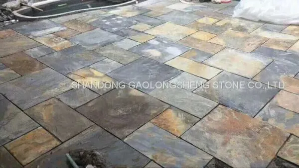 Slate Pavings,hot Slate Wall Cladding,Ledge Stone.Z Stone,Panel, Slate Flaggings,slate Floor Covering photo-2