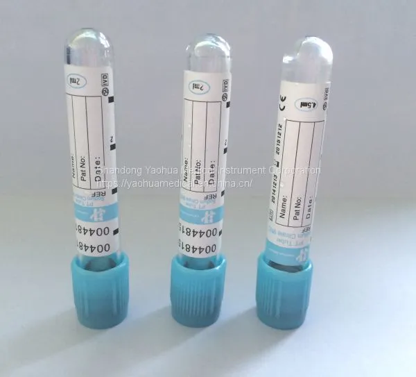 9nc Blood Collection Tube With 3.2% Sodium Citrate, Blue Top photo-3
