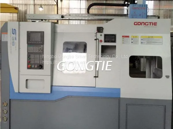 CNC Lathe With Station Rotary Stocker