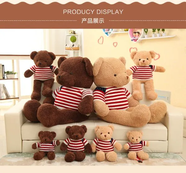 Teddy Bear Soft Toy Stuffed Teddy Bear With Big Stuffed Animal photo-3