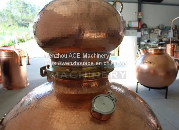 Ace Traditional Technique Cognac Pot Still Red Copper Brandy Charente Distiller photo-5