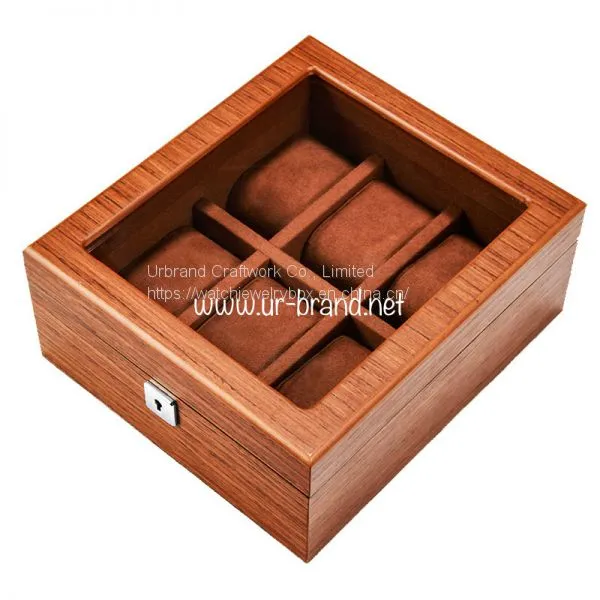 Factory Multi-digit Watch Box Wooden Watch Storage Box Window Display Box 6-digit 12-digit 18-digit Watch Box photo-2