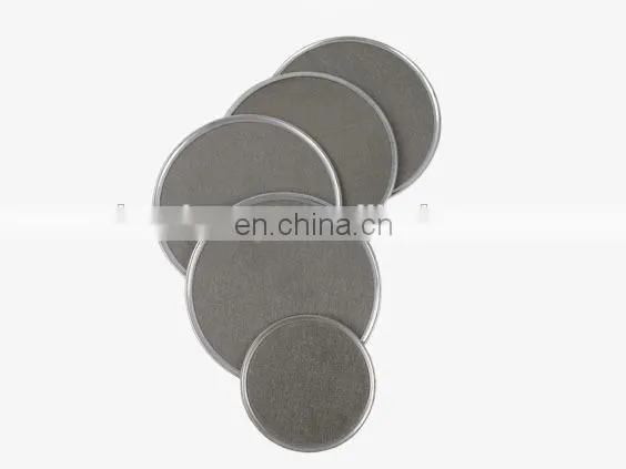 Porous 304 316L 0.2 1 5 10 20 100 Micron Sintered Stainless Steel Wire Mesh Filter Disc photo-4