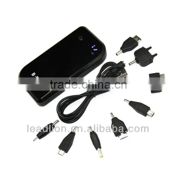 3700mAh Phone Charger ED881 Smart Phone USB External Battery Charger Mobile Power Bank Plastic Case photo-2