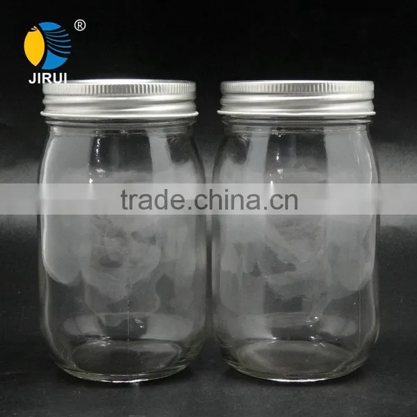 Wholesale 450ml High Quality Glass Jar Glass Mason Jar With Tin Lid photo-6