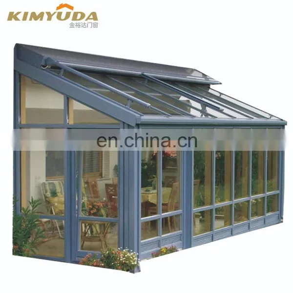 JYD Sunshade System Sunroom Roof Glass House For Garden Aluminum Alloy Frame photo-2