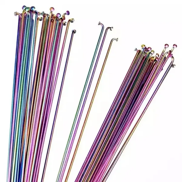 Wholesale 14G Steel Bicycle Spokes 26, 27.5, 29 Inch Bicycle Color Spokes photo-2