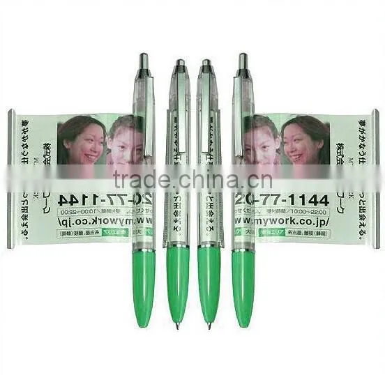 Cheap ad Banner Pen Pull Out Banner Pen photo-3