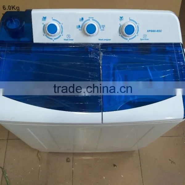 Home Appliances Manual Semi Automatic Top Load Two Tub Washing Machine photo-2