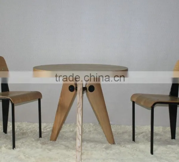 Commercial furniture plywood Jean Prouve standard chair school chair