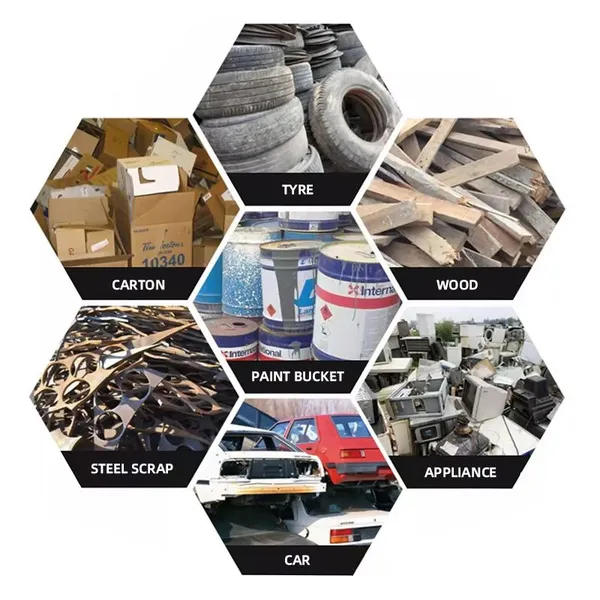 Shredder Machine Double Shaft Shredder Textile Waste Waste Industrial Waste Shredder Recycling Machinery photo-2