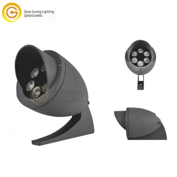 LED фонарь с скосом и крышкой, небольшой наклонный фонарь для деревьев, базовая опора для освещения культурно-туристических садов и ландшафтов