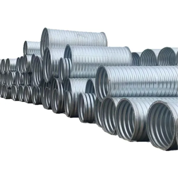 Galvanized Corrugated Metal Pipe 20mm 3/4'' Armco Mp100 Steel Pipe Flexible Corrugated Tube Large Diameter photo-5