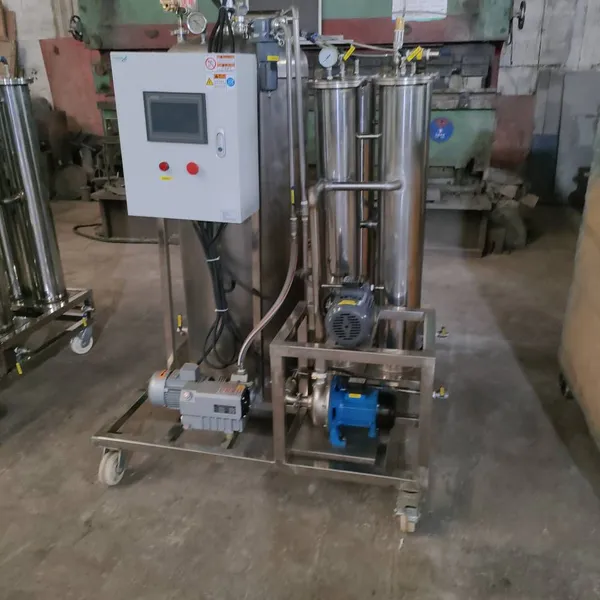 Jialv Demulsification and Dehydration Filtration Equipment, Stainless Steel Hydraulic Oil Mobile Oil Filter Cart photo-3