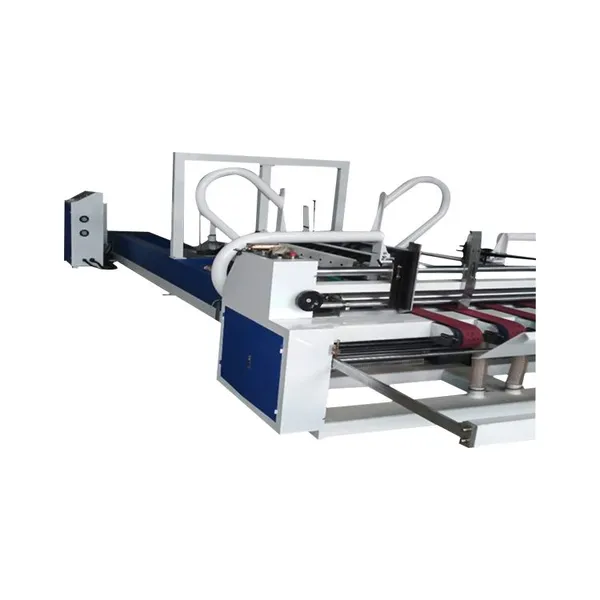 Crash Lock Bottom Automatic Folding Gluing Machine Folder Gluer