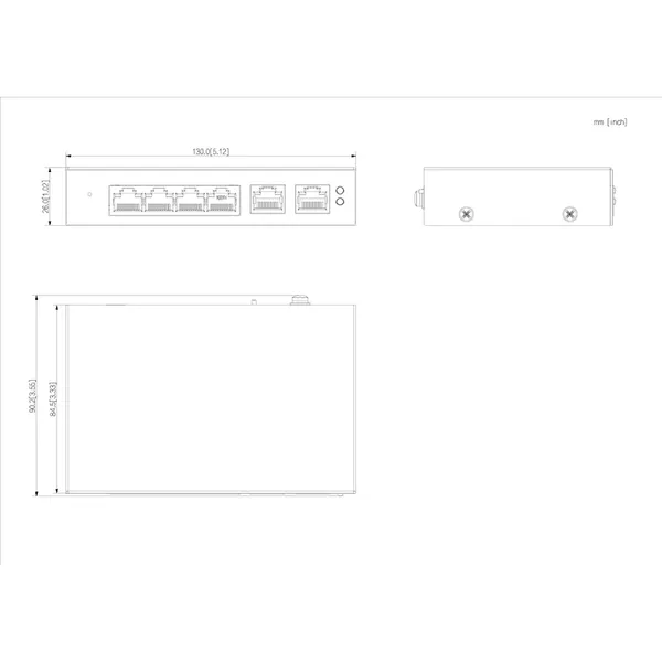 Dahua Dh-s4100-4gt2gt Desktop Box-style 4-port Layer 2 Cloud-managed Switch photo-5