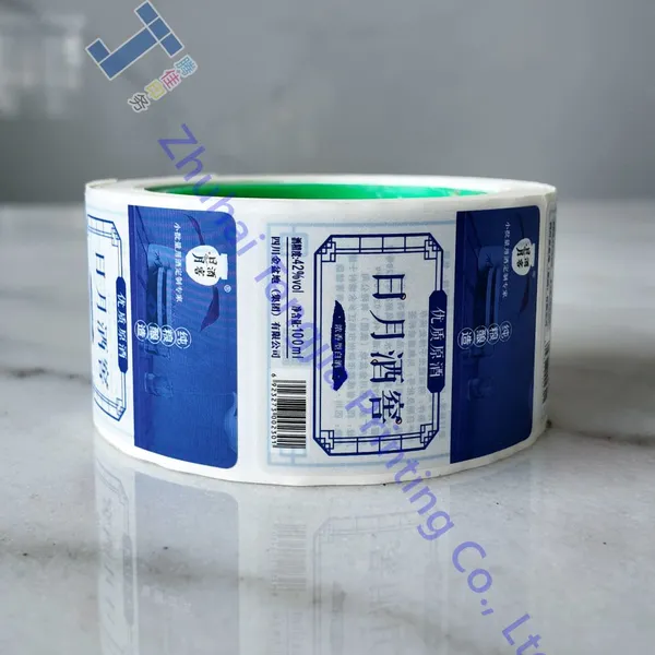 Eco Friendly Wine Sticker Label Made From Sustainable Materials Perfect for Environment Conscious Packaging Solutions
