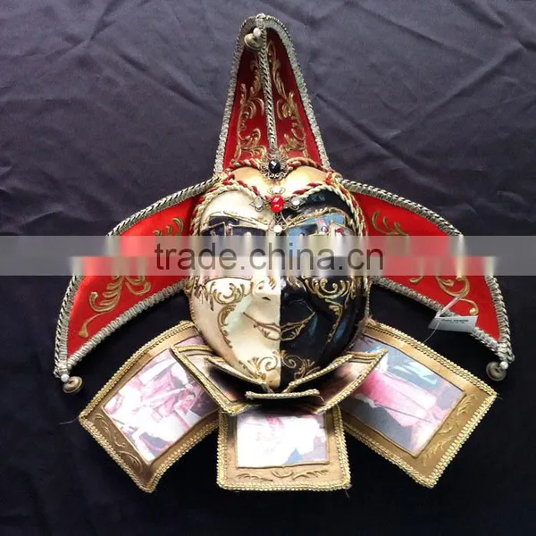 Factory Wholesale Purple Party Mask Delicate Venice Masquerade Mask Full Face Princess Beauty Black Party Mask photo-4