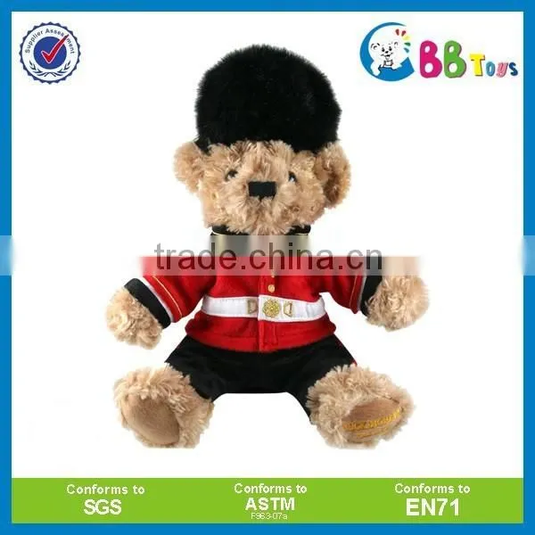 Wholesale Cheap Plush Teddy Bear in Pilot Uniforms &stuffed Toys Christmas Gift