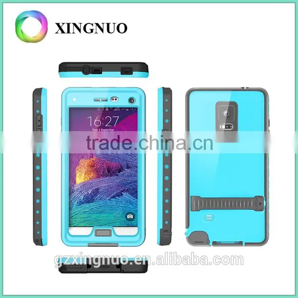 Hybrid Kickstand Rugged Waterproof Case for Samsung Note 4 photo-4
