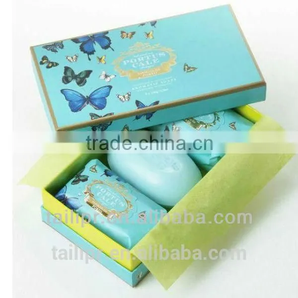 Custom Printed Folding and Falt Packed Paper Soap Box photo-4