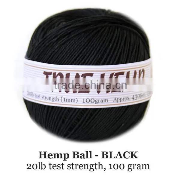 Wholesale 1mm Brown Hemp Twine Cord For Sale photo-2