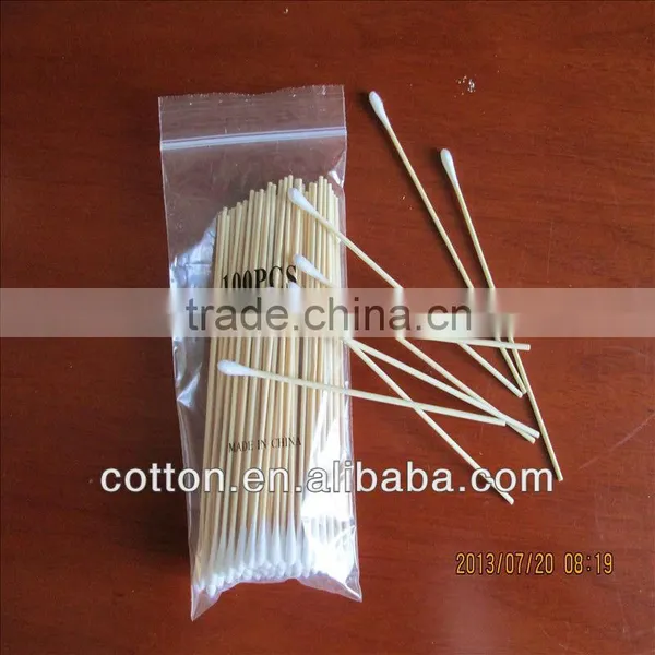 Wooden Stick Cotton Buds Mediacal Applicator