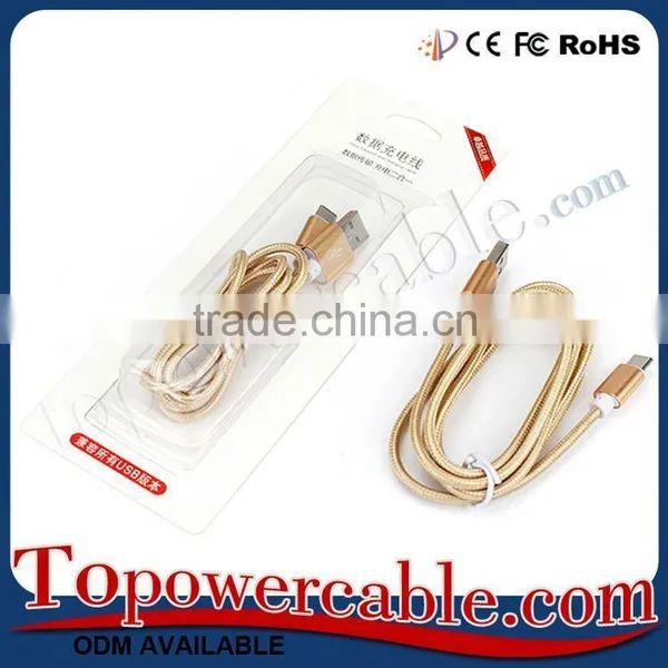 Usb 3.1 Cable Double Sided Usb Cord Usb Connector Type C Nylon Cable photo-6