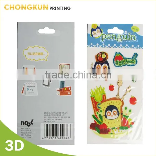 Custom Owl Waterproof Transparent Self Adhesive Sticker Label, Owl Die Cut Sticker photo-2