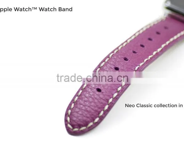 Original Kajsa Neo Classic Collection Genuine Leather Watch Band Wrist Strap For 42MM Apple Watch MT-3967 photo-5