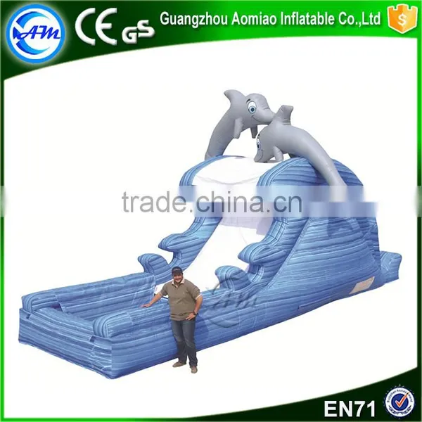 New Design Cheap Adult Size Water Slides,inflatable Shark Slide Supplier's Choice photo-2