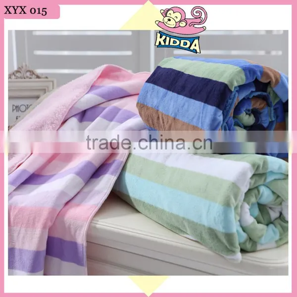 100% Polyester Luxurious Fleece Boa Blanket Plain Straight Blanket
