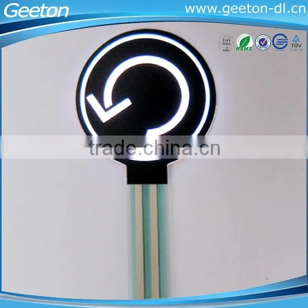 Wholesale EL Metal Dome Control Panel Membrane Switch with Pins