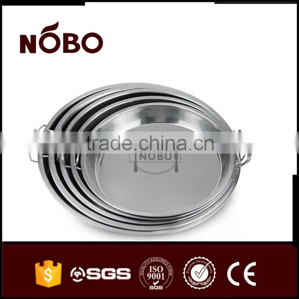 Cake Plate With Handles,stainless Steel Snacks Serving Tray photo-2