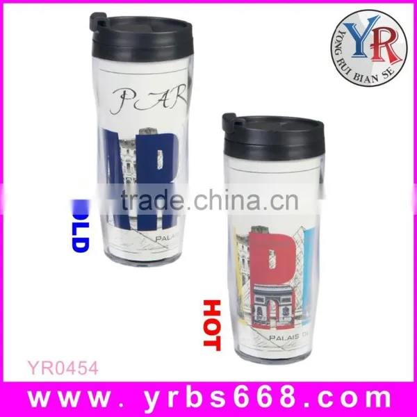 Color Changing Hot Sell Resusable Plastic Tumbler photo-4