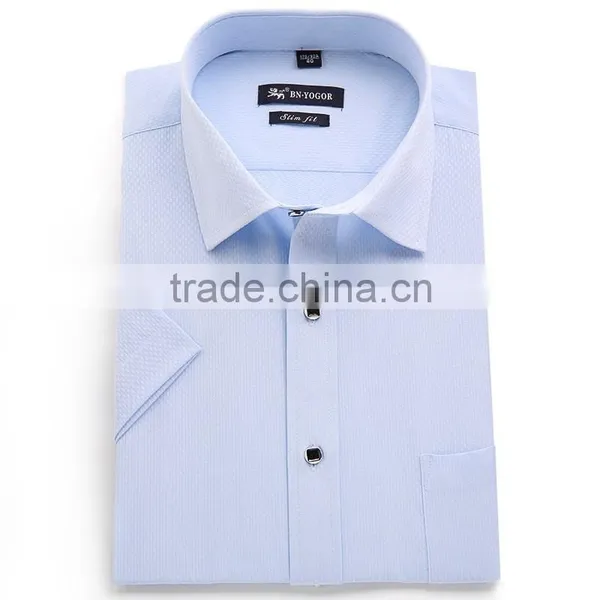 the Latest Fashion no Pocket Short Sleeve Mens Shirt 2016 photo-2