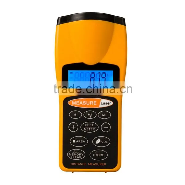 Rangefinder 18m/60ft Measurer Area Laser Pointer LCD Ultrasonic Distance Meter photo-2