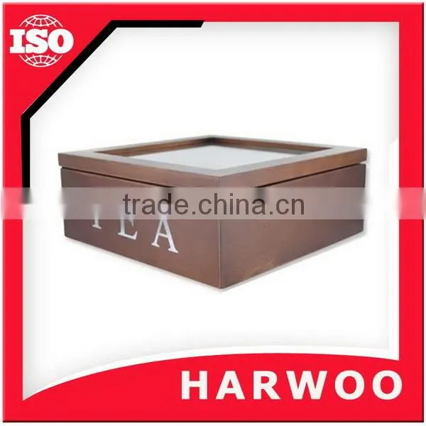 Hot Sell Wooden Tea Box With Clear Window photo-2